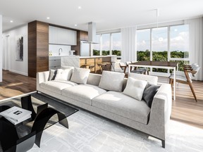 Units at Le Quatrième range from 579 square feet up to 1,757 square feet and offer bright, open spaces.