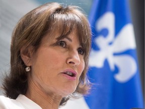 Kathleen Weil, seen in July 2017, says that after Friday's forum at Concordia University, the Quebec government will proceed rapidly with drafting an action plan to address the grievances of English-speaking Quebecers.