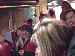 Team Canada athletes were on a bus when they decided to do a cover of Céline Dion's mega-hit My Heart Will Go On.