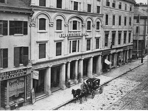 St. Lawrence Hall, on St. James Street in Montreal, received both Confederate and Union spies during the U.S. Civil War.