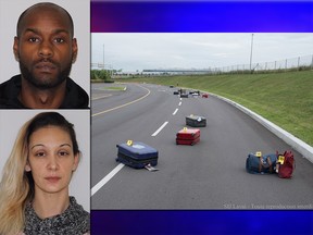 Evens Rodin, 38, and Gabrielle De Morasse, 30, face 11 counts of burglary, one of conspiracy and two of selling stolen goods.