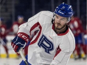 Eric Gélinas had a hat trick to force overtime and assisted on the winner Friday in Laval.