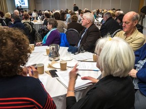 The city of Montreal held an English seniors policy consultation at the Cummings Centre on Monday February 26, 2018.