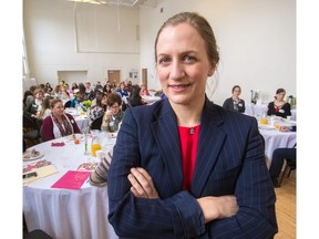 West Island Women's Centre program director Kristin Iliffe at the centre's International Women's Day breakfast last week.