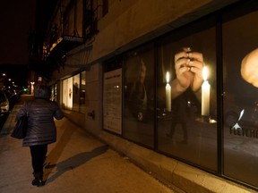 Philip Szporer and Marlene Millar's video installation 1001 Lights celebrates a Jewish tradition and is dedicated “to all our mothers.” (Allen McInnis / MONTREAL GAZETTE)
