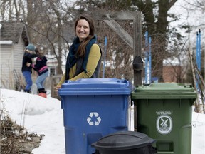 Pointe-Claire resident Geneviève Lussier opposes the city's decision to increase the number of household garbage pickups during the summer.