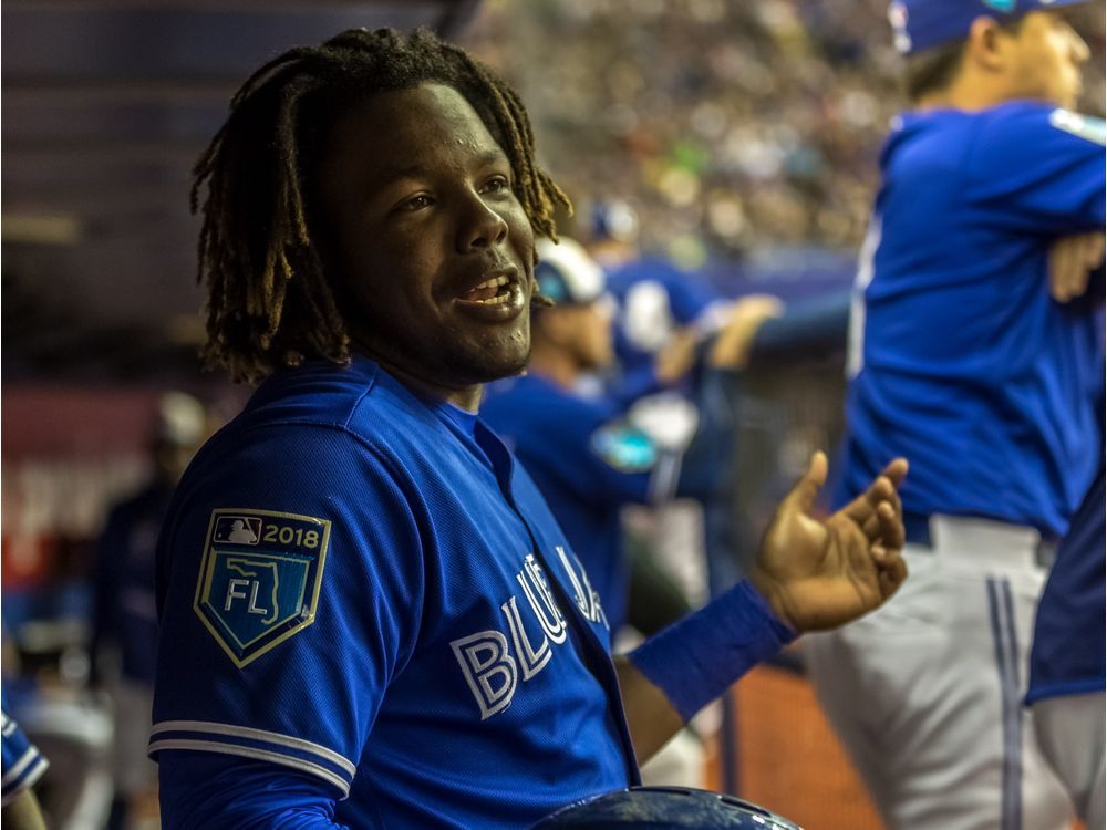 Ten years after his father left Anaheim, fans welcome the stranger in Vladimir  Guerrero Jr.