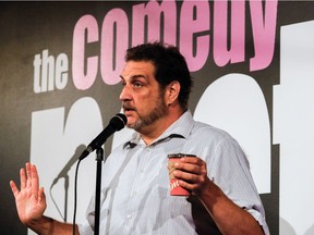 Comedian Joey Elias during his standup act at The Comedy Nest in Montreal, on Thursday, September 1, 2016.