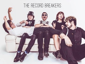 The Record Breakers (pictured) and Travis Cormier will open for Bon Jovi at his Bell Centre shows this April.