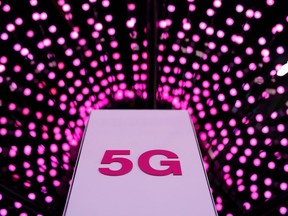 Picture shows a 5G antenna.