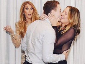 Céline Dion reacts to a couple's engagement