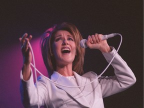 Céline Dion in concert in Ottawa in 1996, the year Phil Spector sent a lengthy letter to Entertainment Weekly blasting the Dion entourage for ditching him and daring to record with her old crew. (Pat McGrath / OTTAWA CITIZEN)