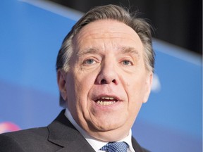 Coalition Avenir Québec leader François Legault offers his support to build a new Vaudreuil-Soulanges regional hospital.