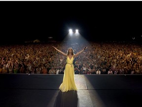 Céline Dion kicks off her Taking Chances world tour in South Africa in February 2008.