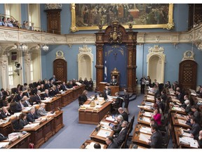 The National Assembly legislature during question period in 2016.