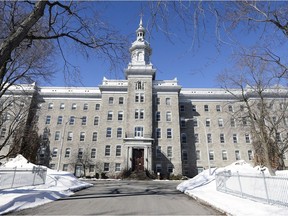 The sprawling grey stone convent in Lachine will be turned into subsidized housing.