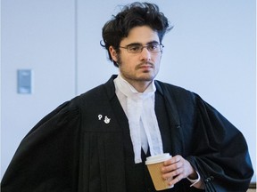 Defence lawyer Tiago Murias at the Montreal Youth Court in Montreal on Wednesday, September 9, 2015.