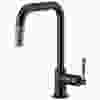 Squared edges, matte black and Luxe gold sum up the fashionable trends for faucets. Litze Square Pull-Down Faucet, $1,060, Brizo.com