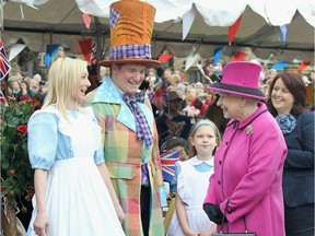 Queen Elizabeth attends a Mad Hatters' tea party at Sherborne Abbey in 2012. The use of mercury in felt-making for hats in years past resulted in widespread cases of mercury poisoning, Joe Schwarcz writes, and psychiatric symptoms were common, as exemplified by the Mad Hatter in Lewis Carroll’s Alice in Wonderland.