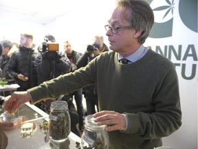 Dec. 15, 2016: Marc Emery, founder of the Cannabis Culture dispensary chain, in Montreal.