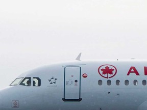 An Air Canada plane at Ottawa International Airport is shown in this 2017 file photo.