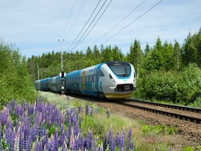 Bombardier's high-speed train for Västtrafik.