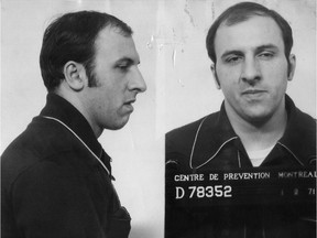A 1970s police mug shot of Gerald Gauthier, who became notorious in 1977 when he killed a penitentiary warden at the victim's home.