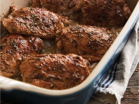 Serve Herbes de Provence Chicken with rice, a green vegetable and crusty bread. (Robert Rose / Handout photo)
