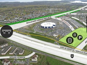 The West Island of Montreal Chamber is demanding a north-south urban boulevard through western Pierrefonds as a link to the proposed Réseau express métropolitain (REM) train station in Kirkland along Highway 40.