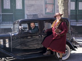 Debbie Lynch-White is a force of nature in the role of Quebec chansonnière La Bolduc. Émile Proulx-Cloutier portrays her troubled husband, Édouard Bolduc.