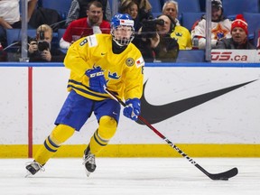 The 2018 NHL draft prize is 6-foot-2, 185-pound defenceman Rasmus Dahlin, who is in the Swedish Elite League as a 17-year-old.