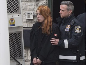 Audrey Gagnon, 23, was arrested soon after her daughter's body was found in a garbage bin beside a residence in the Charlesbourg district of Quebec City.