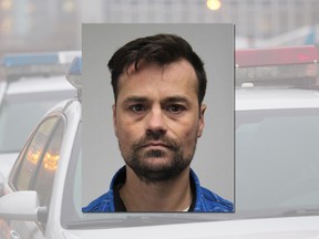 Sébastian Parlea, 42, of Rivière-Beaudette, was charged with possession of child pornography March 28, the day after police seized a computer in his new home in Bainsville, Ont.