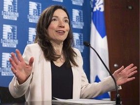 Bloc Québécois Leader Martine Ouellet sits as an Independent in Quebec's provincial legislature, but doesn't have a seat in the House of Commons.