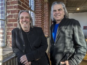 The 1978 album Deux cents nuits à l’heure captured the camaraderie of the 1970s Québécois music scene. Serge Fiori, left, and Richard Séguin "didn’t really make a decision to do the project together," Fiori says. "When I had a break from touring with Harmonium, I’d go hang out with Richard.”