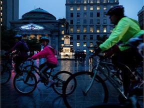 The Tour la Nuit cycling event will cause road closures in several boroughs Friday night.