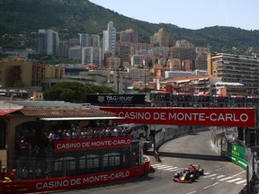 MONTE-CARLO, MONACO - MAY 26:  Daniel Ricciardo of Australia driving the (3) Aston Martin Red Bull Racing RB14 TAG Heuer on track during qualifying for the Monaco Formula One Grand Prix at Circuit de Monaco on May 26, 2018 in Monte-Carlo, Monaco.