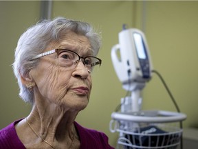 Anita Joly has her blood pressure checked at Centre médical TaLin. She is one of 14,000 patients at the clinic, which is run by nurses.