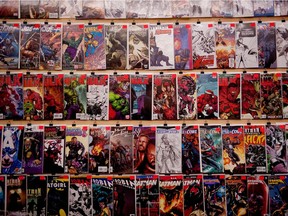 A selection of comic books