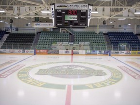 Elgar Petersen Arena, home of the Humboldt Broncos, is shown in Humboldt, Sask., on Saturday, April 7, 2018.