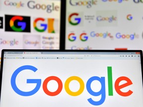 (FILES) In this file photo taken on November 20, 2017 shows logos of US multinational technology company Google displayed on computers' screens.
Google on May 4, 2018 said that people looking to place US election ads on its platform will need to show identification, and make clear who is paying.Policy changes being rolled out come as online ad 'duopoly' Google and Facebook strive to avoid being used to spread misleading or divisive ads aimed at voters."Our work on elections goes far beyond improving policies for advertising," Google senior vice president Kent Walker said in a blog post. / AFP PHOTO / LOIC VENANCELOIC VENANCE/AFP/Getty Images