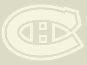 The Montreal Canadiens logo rendered in beige, which the team Twitter account claimed was its favourite colour after getting drubbed online by Brad Marchand.