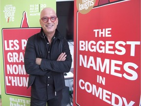 Comedian Howie Mandel, one of the new co-owners of the Just for Laughs comedy festival, is seen at the company's headquarters Tuesday, May 15, 2018 in Montreal.