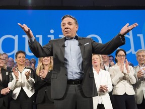 CAQ leader François Legault was perceived as best suited to be premier by 31 per cent of respondents compared with 16 per cent support for Liberal leader Philippe Couillard and 10 per cent for PQ leader Jean-François Lisée.