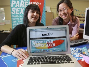 For at-risk youth, the ACCM's, text-based help line called SextEd  received nearly 60,000  inquiries this year. (Marie-France Coallier/ MONTREAL GAZETTE)