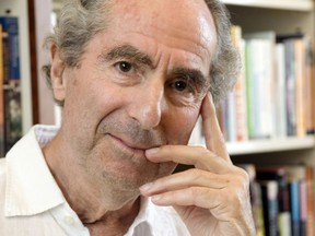 In this Sept. 8, 2008, file photo, author Philip Roth poses for a photo in the offices of his publisher, Houghton Mifflin, in New York. Roth, prize-winning novelist and fearless narrator of sex, religion and mortality, has died at age 85, his literary agent said Tuesday, May 22, 2018.