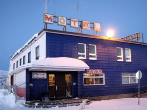 The Royal Hotel in Schefferville, which could experience scattered flurries Sunday night, Monday and Tuesday during the day, with the risk of up to a few centimetres of accumulation, according to Environment Canada