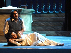Marc Hervieux and Maureen O'Flynn's characters boasted new wardrobes when Opéra de Montréal's Roméo et Juliette was presented at Place des Arts in 2007.