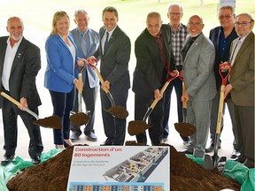 A groundbreaking ceremony for a cooperative housing project for seniors was held last week in Pincourt.