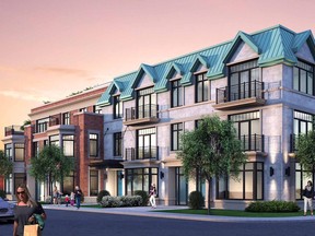 The proposed Charlevoix condo project in Pointe-Claire Village references Second Empire architecture. Illustration courtesy of Gregory Koegl